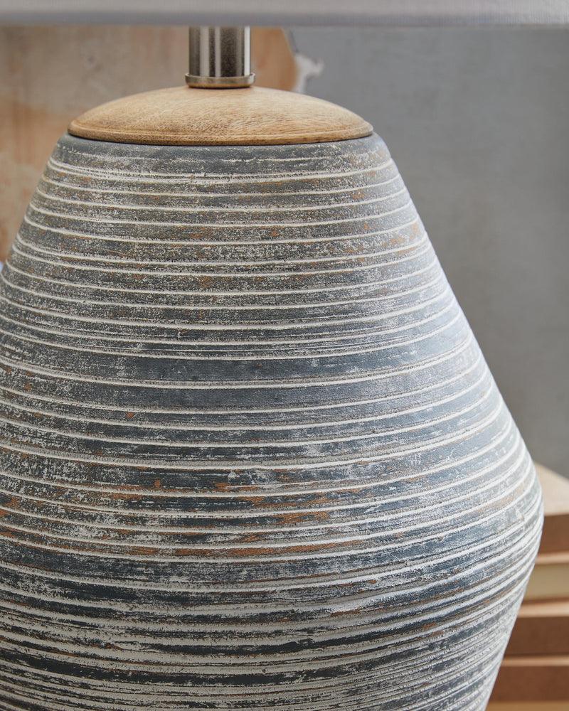 Lawrock Terracotta Table Lamp (1/CN)