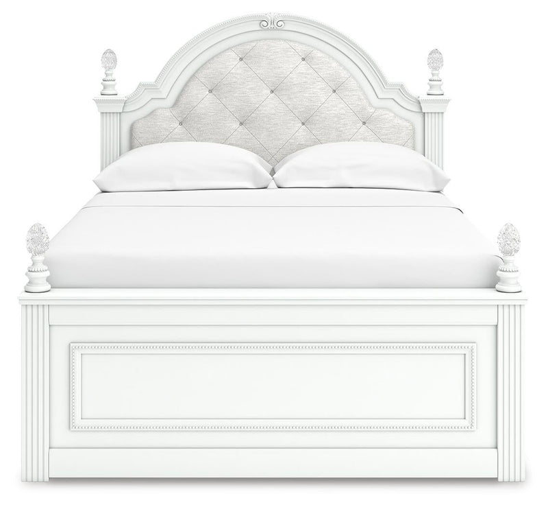 Kozlani Full Upholstered Panel Storage Bed