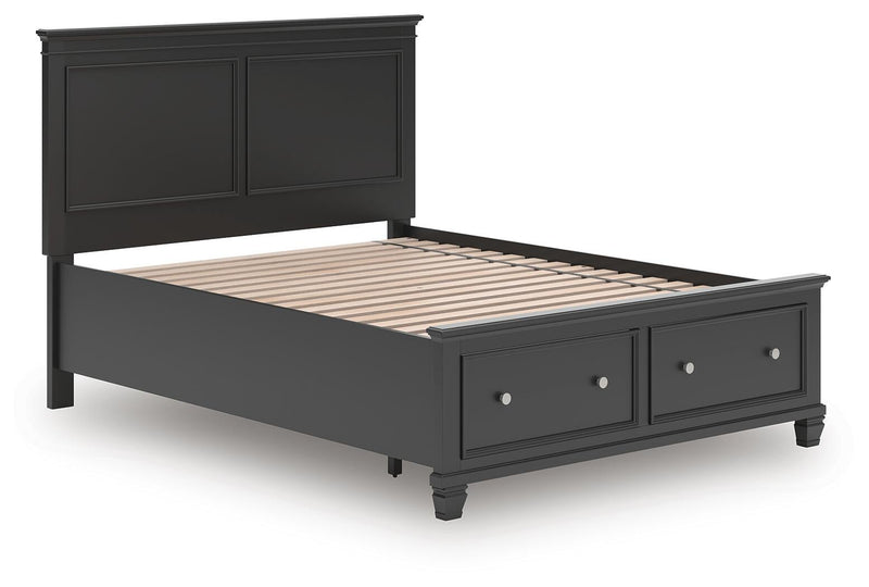 Lanolee Queen Panel Storage Bed