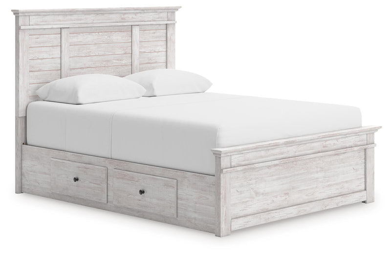 Makidern Queen Panel Storage Bed