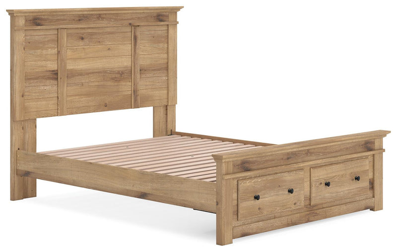 Makidern Queen Panel Storage Bed