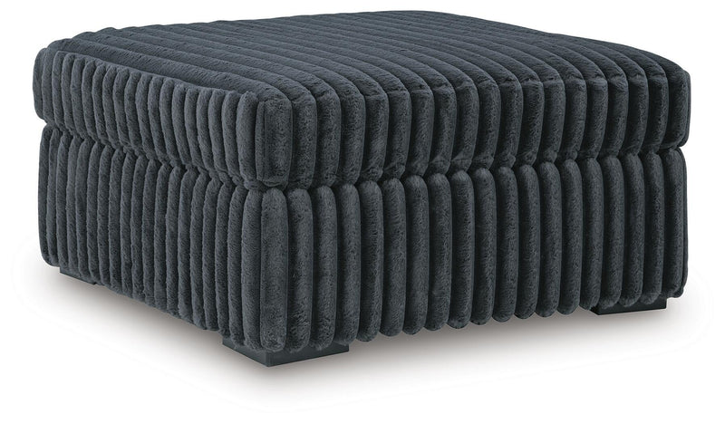 Midnight-Madness Oversized Accent Ottoman