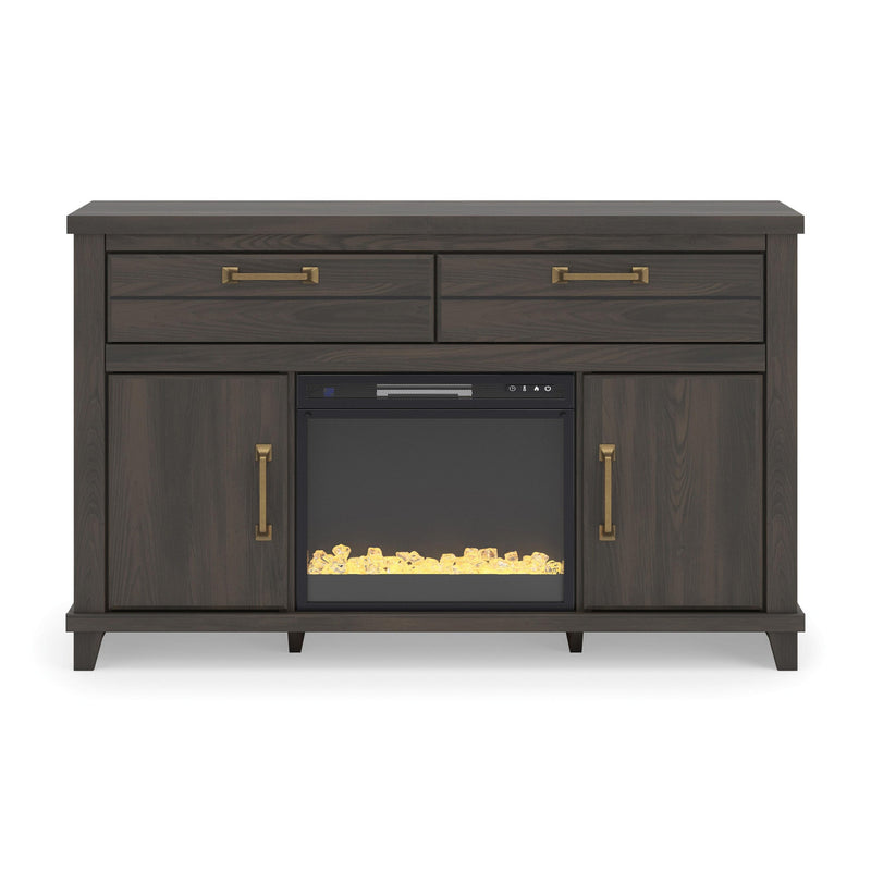 Brazen Valley 60" TV Stand with Electric Fireplace