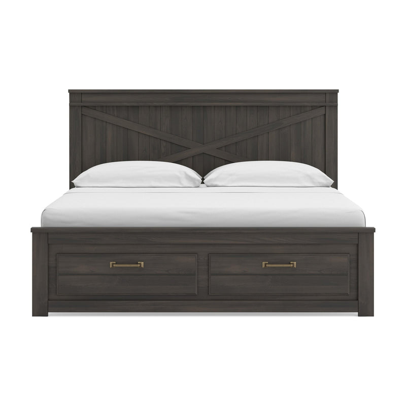 Vonitta Bay King Panel Storage Bed