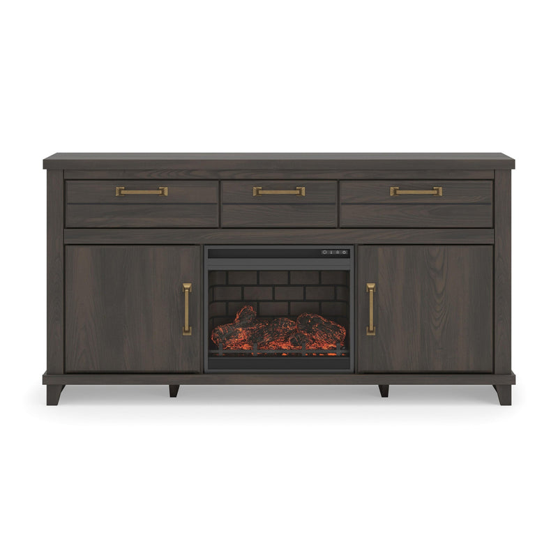 Brazen Valley 71" TV Stand with Electric Fireplace