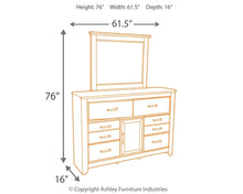 Load image into Gallery viewer, Juararo California King Panel Bed with Mirrored Dresser and 2 Nightstands
