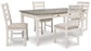 Skempton Dining Table and 4 Chairs