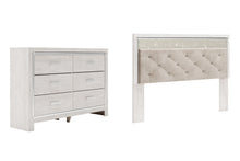 Load image into Gallery viewer, Altyra King Panel Headboard with Dresser
