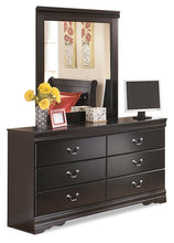 Load image into Gallery viewer, Huey Vineyard Queen Sleigh Headboard with Mirrored Dresser, Chest and 2 Nightstands
